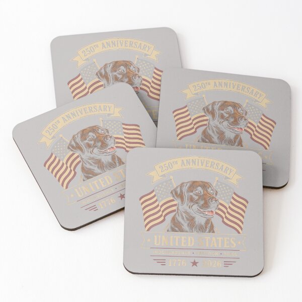 Item preview, Chocolate Labrador 250 Years Anniversary USA designed and sold by mjohnson9.