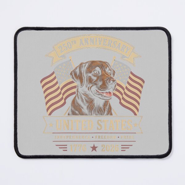 Item preview, Chocolate Labrador 250 Years Anniversary USA designed and sold by mjohnson9.