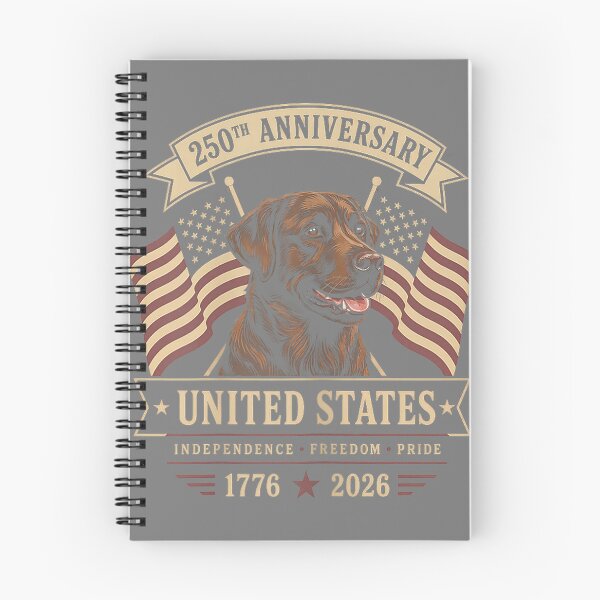 Item preview, Chocolate Labrador 250 Years Anniversary USA designed and sold by mjohnson9.