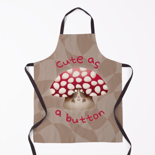 Item preview, Cute as a Button (Mushroom)! designed and sold by Mothwire-Studio.