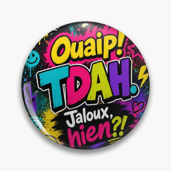 Item preview, Yep! ADHD. Jealous, huh? – Funny and colorful design for neurodivergent people, ADHD/ADHD T-shirt designed and sold by CollectionsJEm.