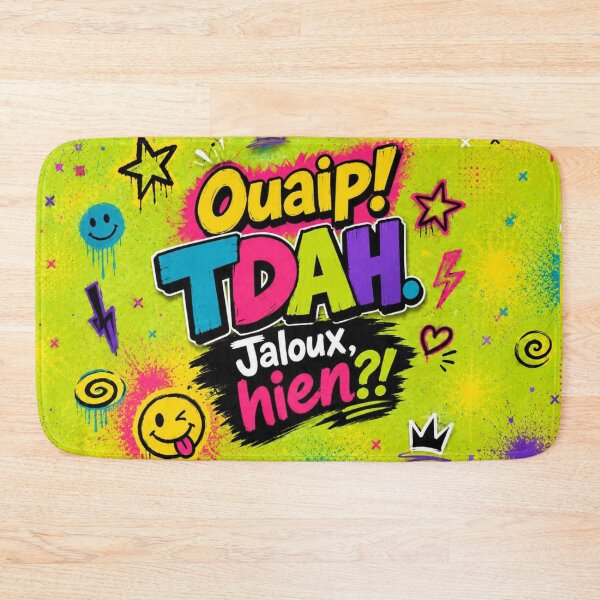 Item preview, Yep! ADHD. Jealous, huh? – Funny and colorful design for neurodivergent people, ADHD/ADHD T-shirt designed and sold by CollectionsJEm.