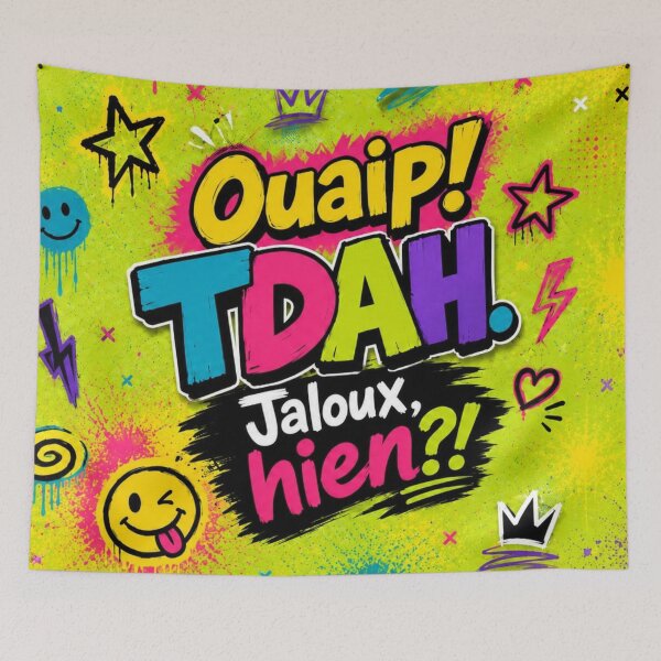 Item preview, Yep! ADHD. Jealous, huh? – Funny and colorful design for neurodivergent people, ADHD/ADHD T-shirt designed and sold by CollectionsJEm.