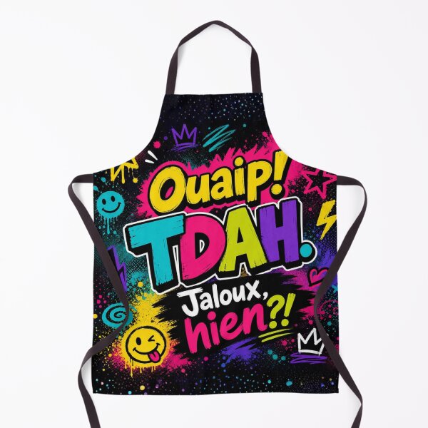 Item preview, Yep! ADHD. Jealous, huh? – Funny and colorful design for neurodivergent people, ADHD/ADHD T-shirt designed and sold by CollectionsJEm.