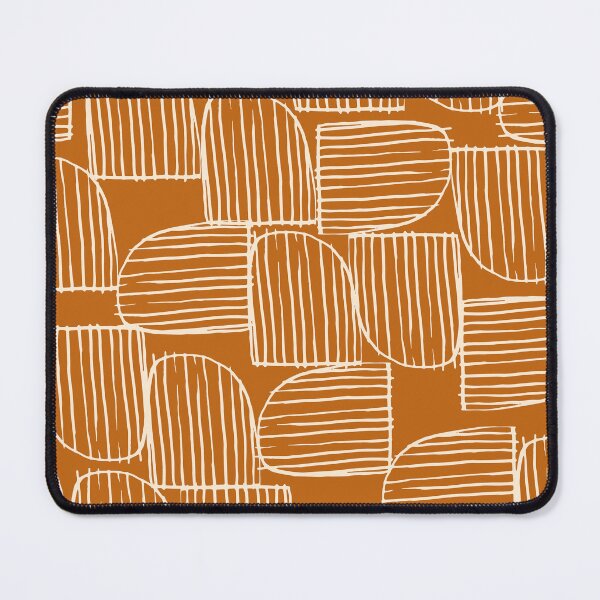 Item preview, Mid-Century Modern Cinnamon Brown Abstract Pattern designed and sold by DEC02.