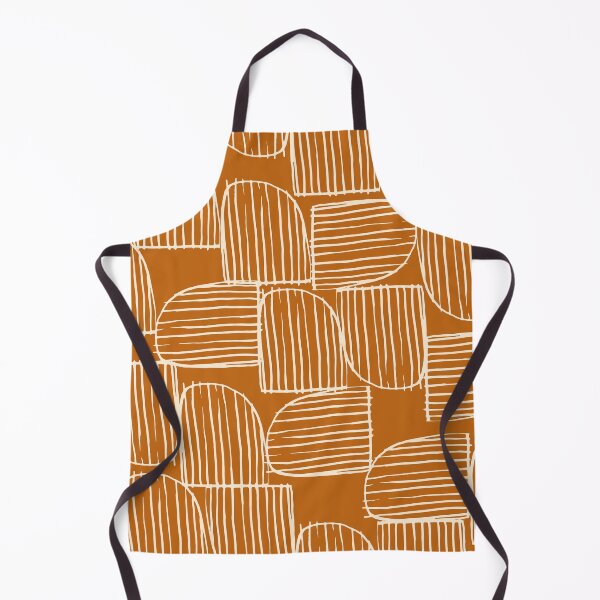 Item preview, Mid-Century Modern Cinnamon Brown Abstract Pattern designed and sold by DEC02.