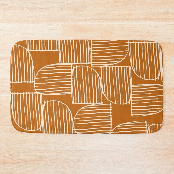Item preview, Mid-Century Modern Cinnamon Brown Abstract Pattern designed and sold by DEC02.