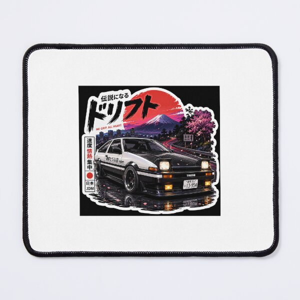 Item preview, Toyota AE86 Trueno JDM Drift Legend Anime Car Sticker designed and sold by OPedits.