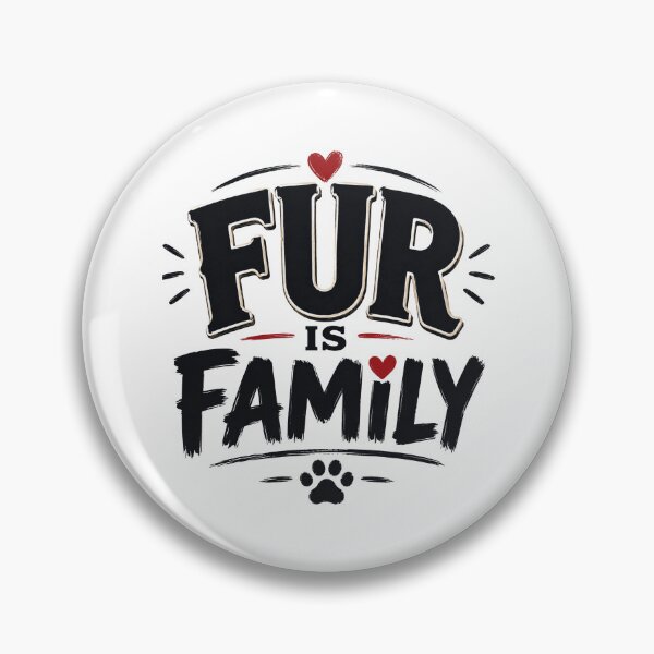 Item preview, Fur Is Family | Animal Lover Typography | Dog & Cat Lover Vintage T-Shirt designed and sold by Lovestickerco.