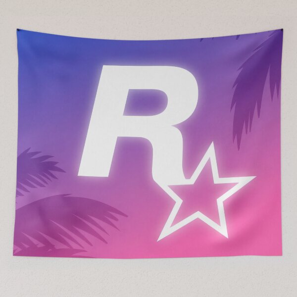 Item preview, Neon Palm Sunset Star Logo - Tropical Retro Gaming Aesthetic Graphic designed and sold by Billy Morfo™.