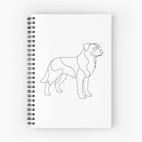 Item preview, Border Collie Elegant Line Art Gift designed and sold by OneLine Studio.