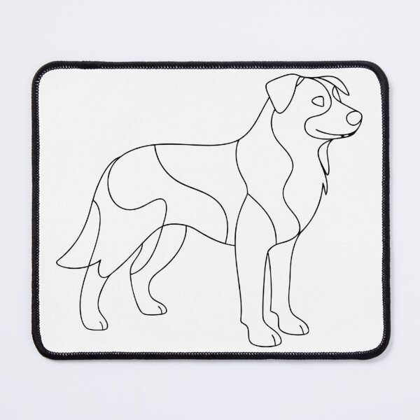 Item preview, Border Collie Elegant Line Art Gift designed and sold by OneLine Studio.