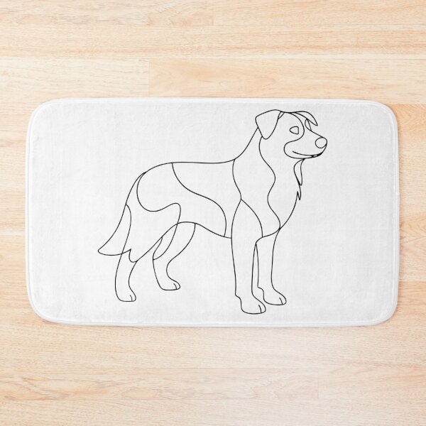 Item preview, Border Collie Elegant Line Art Gift designed and sold by OneLine Studio.