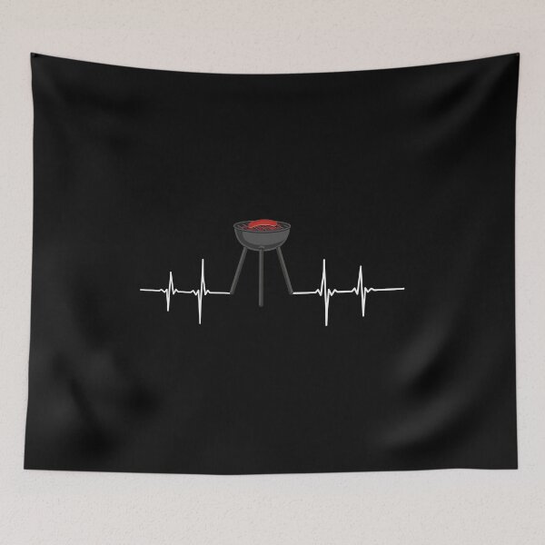 Item preview, Grill Heartbeat Sausage BBQ Graphic designed and sold by SoyLamderma.