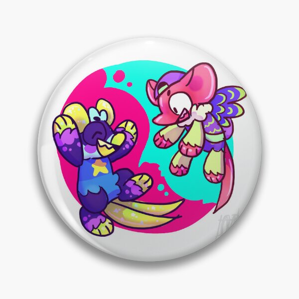 Item preview, colorful friends sticker designed and sold by scribblepaw.