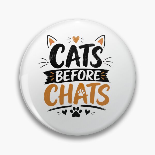 Item preview, Cats Before Chats | Funny Cat Lover Typography | Cute Cat Mom & Cat Dad T-Shirt designed and sold by Lovestickerco.