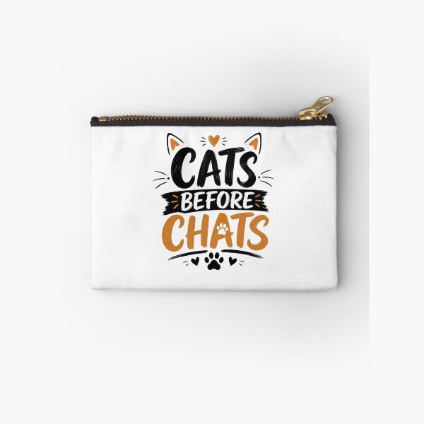 Item preview, Cats Before Chats | Funny Cat Lover Typography | Cute Cat Mom & Cat Dad T-Shirt designed and sold by Lovestickerco.