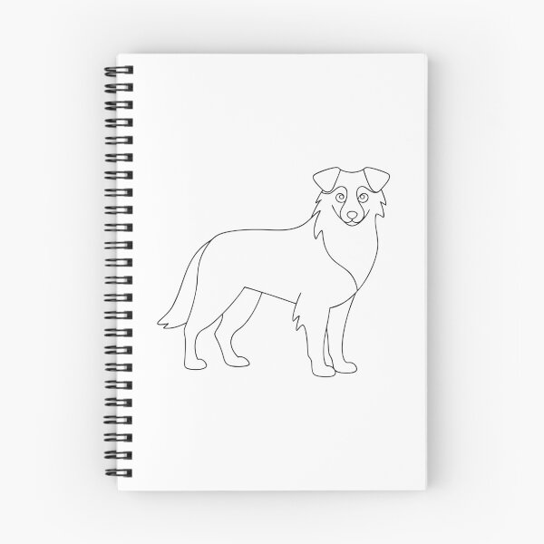 Item preview, Border Collie Friendly Line Art Gift designed and sold by OneLine Studio.