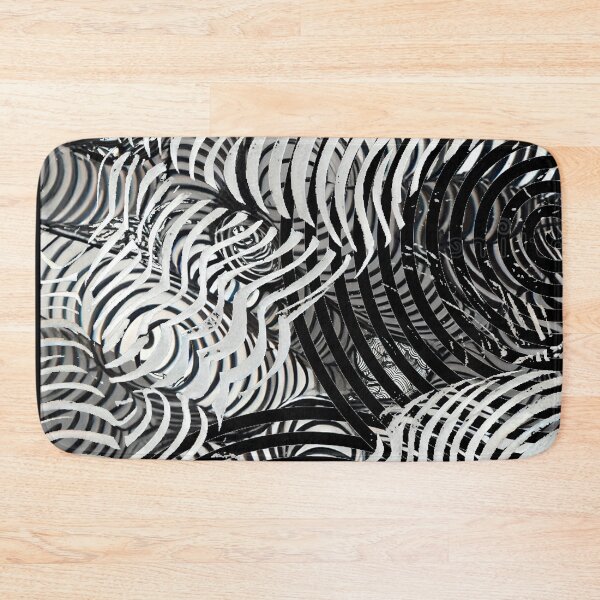 Item preview, Monochrome mish mash with spirals designed and sold by Glenbobagins.