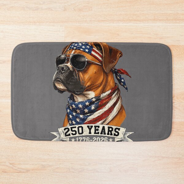Item preview, 250 America Years 1776 2026 Boxer Dog USA Flag 4th of July designed and sold by KristineLi.