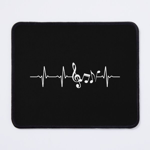 Item preview, Heartbeat Music Notes Graphic designed and sold by SoyLamderma.