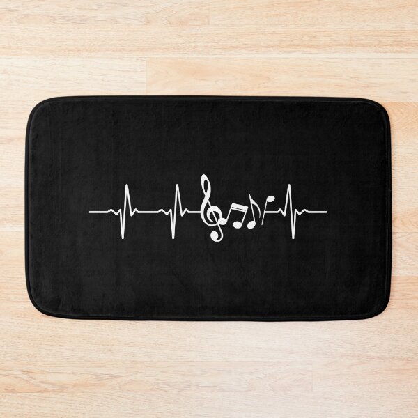 Item preview, Heartbeat Music Notes Graphic designed and sold by SoyLamderma.