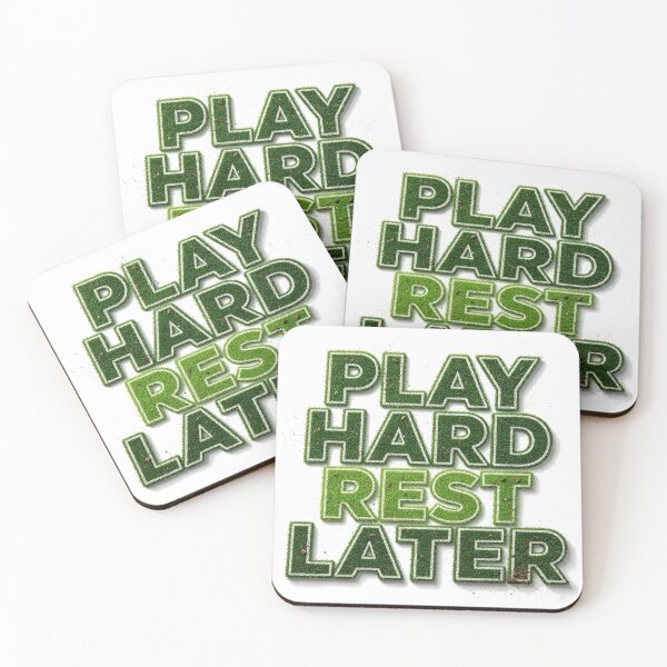 Item preview, PLAY HARD REST LATER designed and sold by aolisakshop.