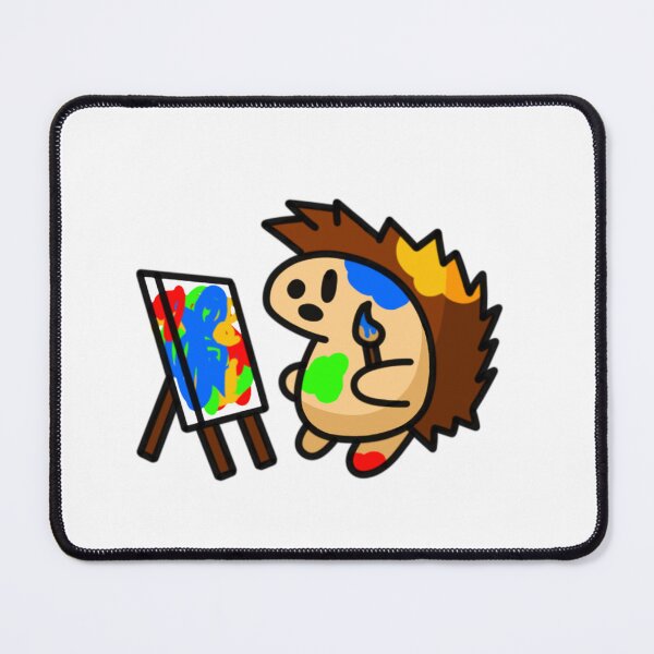 Item preview, hedghog doin some arts designed and sold by TheCoolestGuyAroundTown.