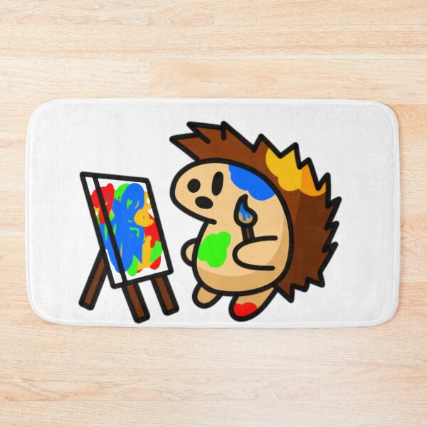 Item preview, hedghog doin some arts designed and sold by TheCoolestGuyAroundTown.
