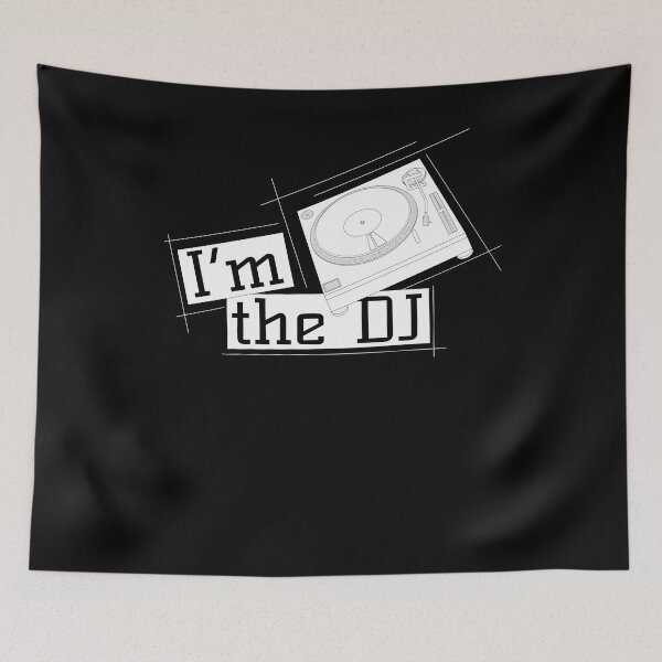Item preview, I'm the DJ Clubbing Disc Jockey Turntable White designed and sold by KNUXX Shop.
