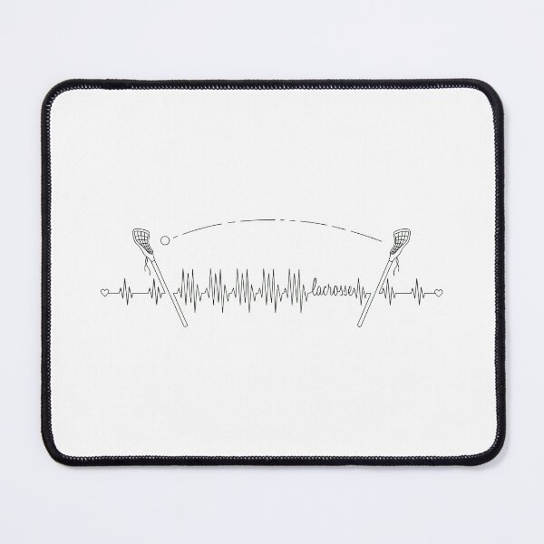 Item preview, Lacrosse Heartbeat Rhythm Stick Ball Design designed and sold by SoyLamderma.