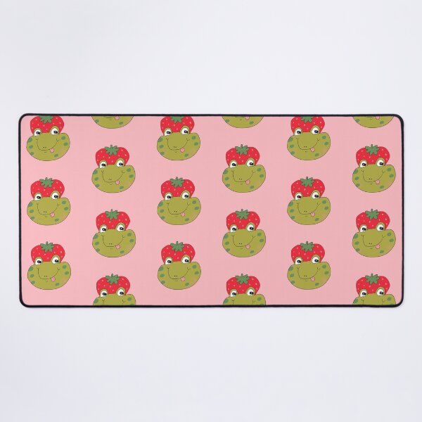 Item preview, Silly Strawberry Frog (Red) designed and sold by yellowflowerhut.