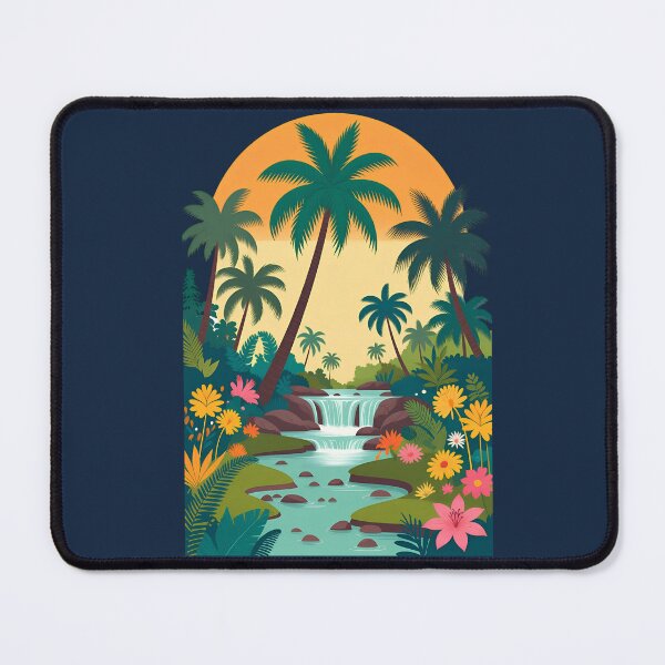 Item preview, Tropical Paradise Waterfall Oasis designed and sold by digitalbob60.