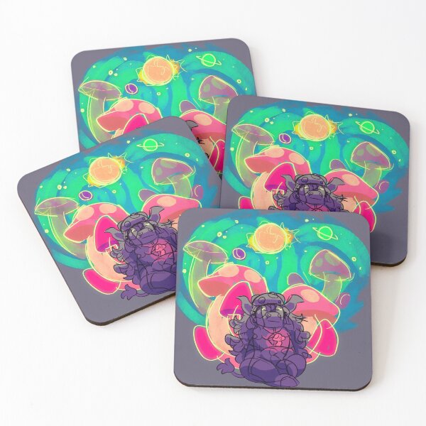 Item preview, Galaxy mushrooms designed and sold by scribblepaw.