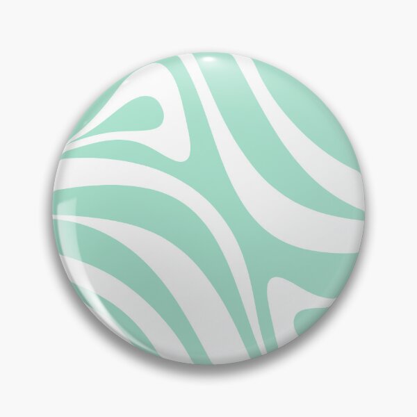 Item preview, Groovy Abstract New Groove Retro Swirl in Jelly Mint Green designed and sold by kierkegaard.
