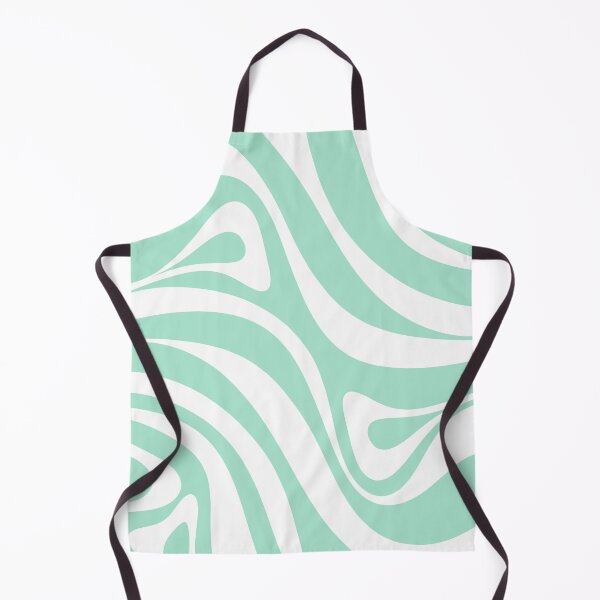 Item preview, Groovy Abstract New Groove Retro Swirl in Jelly Mint Green designed and sold by kierkegaard.