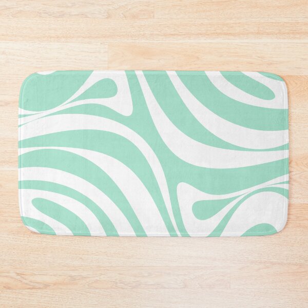 Item preview, Groovy Abstract New Groove Retro Swirl in Jelly Mint Green designed and sold by kierkegaard.