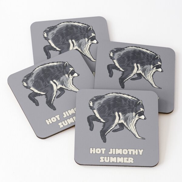 Item preview, Hot Jimothy Summer Funny Raccoon Meme Animal Graphic designed and sold by Terry Bain.