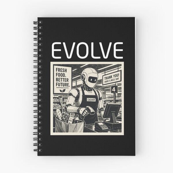 Item preview, Humanoid Robot Evolution T-Shirt | Future of AI & Human Innovation designed and sold by TEEJAMBOREE.