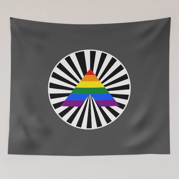Item preview, Radiant Straight Ally Flag Sunburst White border designed and sold by elasticmindland.