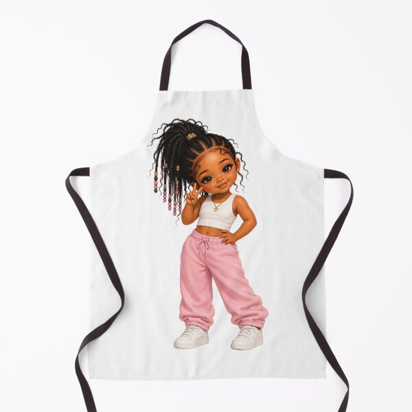 Item preview, Cute Black Girl Chibi PNG | Fashion Kawaii Girl | Braided Hair Cartoon Illustration Description designed and sold by MissDJLI.