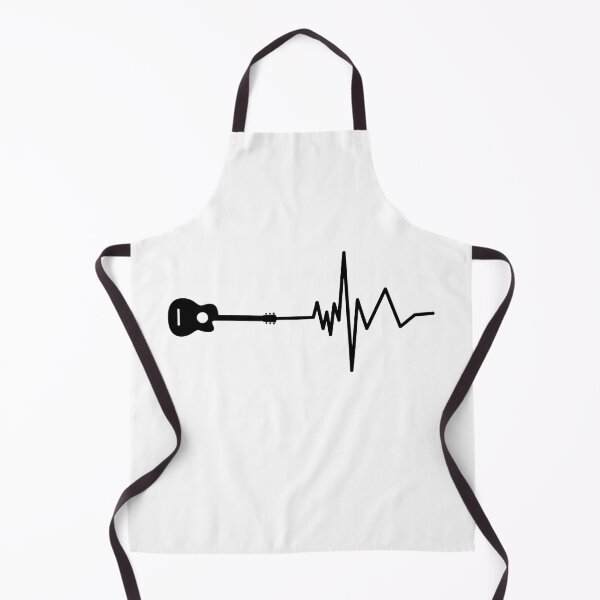Item preview, Guitar Heartbeat EKG Music Rhythm Line Art designed and sold by SoyLamderma.