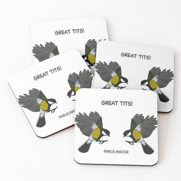 Item preview, Great Tits Funny Birdwatching designed and sold by Coolshopsea.