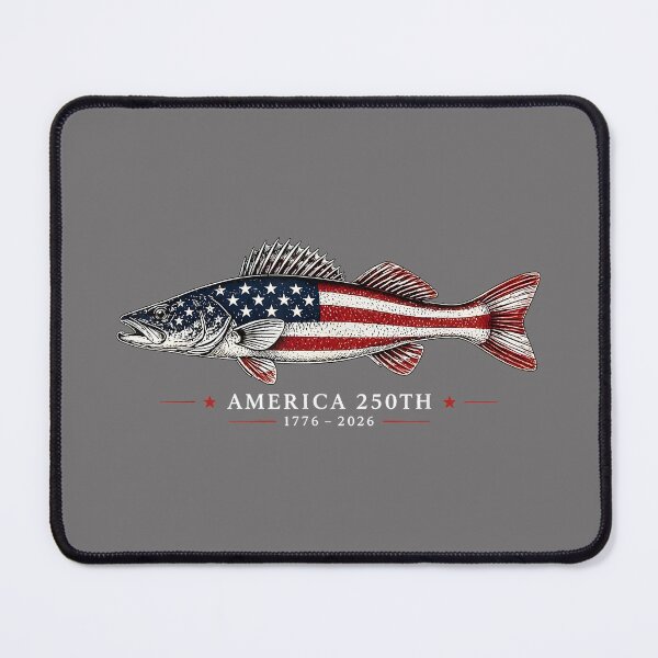 Item preview, 250 Years America 1776 2026 Fishing USA Flag 250th Birthday designed and sold by KristineLi.