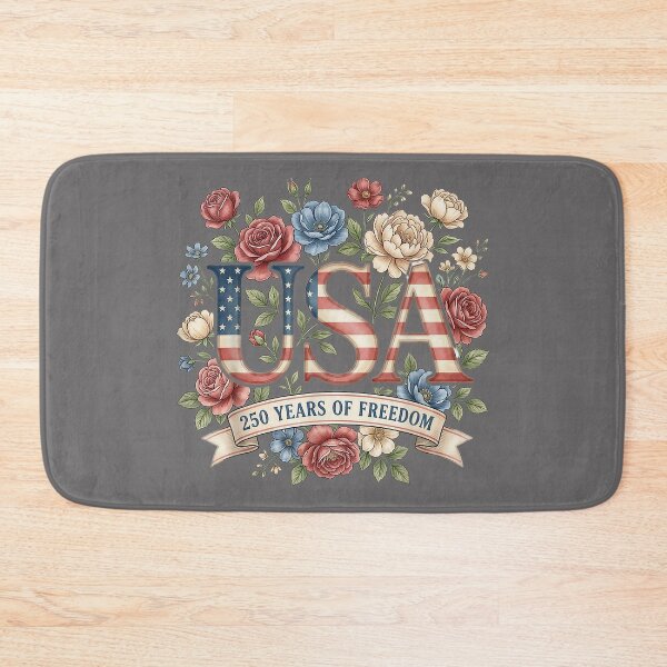 Item preview, 250 Years America Anniversary Flowers USA 250th Birthday designed and sold by KristineLi.