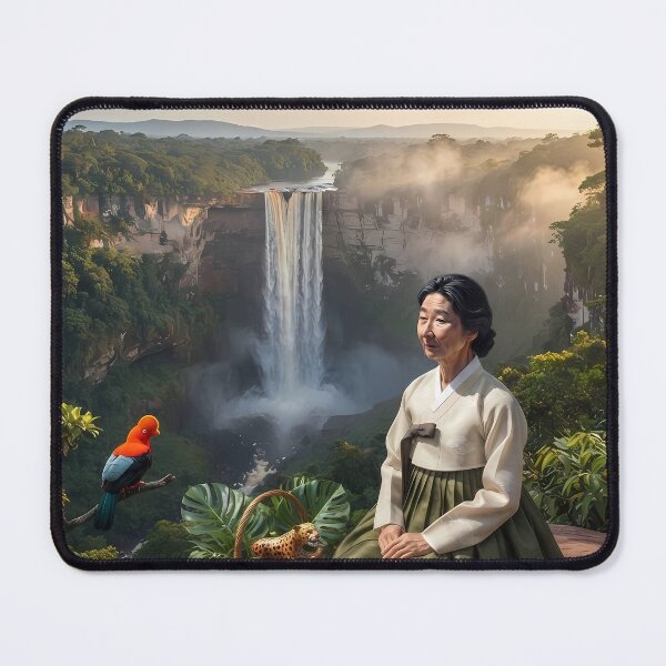 Item preview, Hidden Majesty: A Hanbok Journey at Kaieteur Falls, Guyana designed and sold by SOOstudio73.