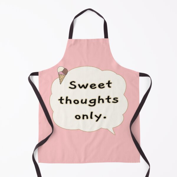 Item preview, Sweet Thoughts Only Cute Ice Cream Speech Bubble designed and sold by ubborn.
