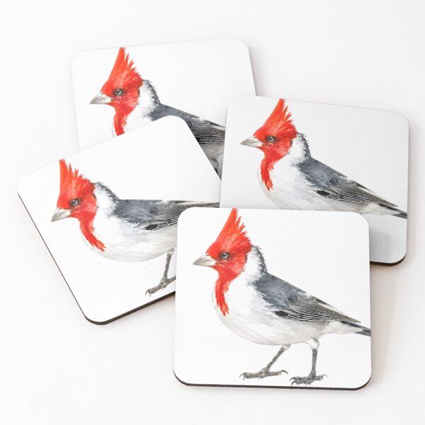 Item preview, Red-crested Cardinal (Paroaria coronata) designed and sold by HOMETOWN86.