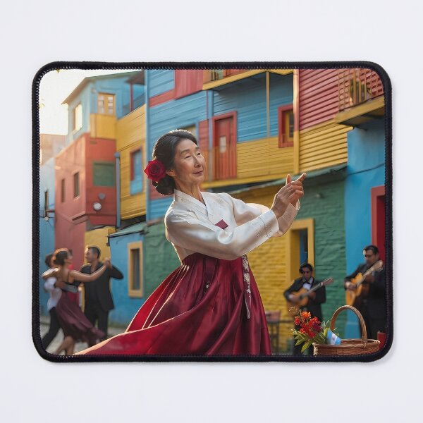 Item preview, Passionate Tango: A Korean Hanbok Waltz in La Boca, Argentina designed and sold by SOOstudio73.