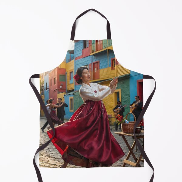 Item preview, Passionate Tango: A Korean Hanbok Waltz in La Boca, Argentina designed and sold by SOOstudio73.